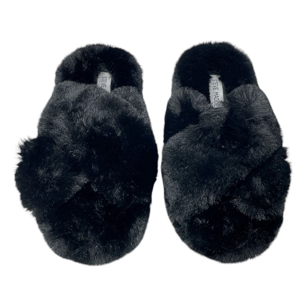 Steve Madden Faux Fur Slippers | Size 5/6